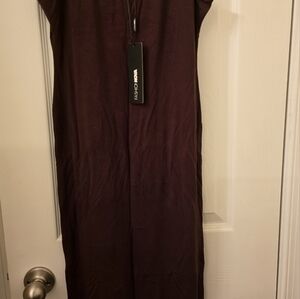 Brown Maxi Bodycon dress